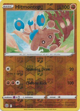 Hitmontop 72/172 Reverse Holo | Brilliant Stars | Pokemon Card