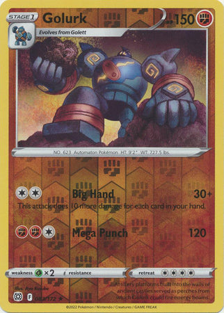 Golurk 83/172 Reverse Holo | Brilliant Stars | Pokemon Card