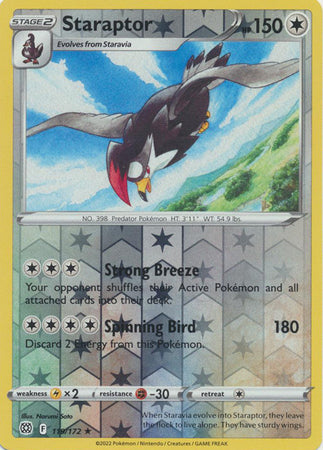 Staraptor 119/172 Reverse Holo | Brilliant Stars | Pokemon Card