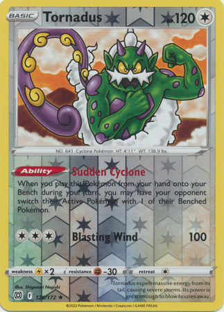 Tornadus 126/172 Reverse Holo | Brilliant Stars | Pokemon Card