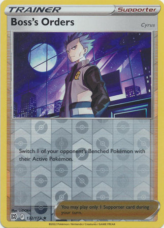 Boss's Orders 132/172 Reverse Holo | Brilliant Stars | Pokemon Card