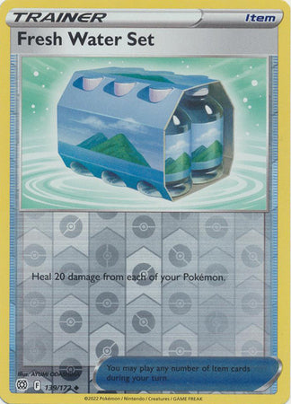 Fresh Water Set 139/172 Reverse Holo | Brilliant Stars | Pokemon Card