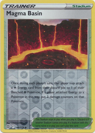 Magma Basin 144/172 Reverse Holo | Brilliant Stars | Pokemon Card