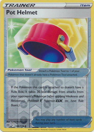 Pot Helmet 146/172 Reverse Holo | Brilliant Stars | Pokemon Card