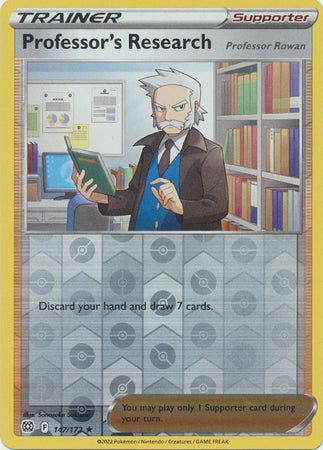 Professor's Research 147/172 Reverse Holo | Brilliant Stars | Pokemon Card