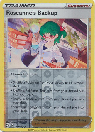 Roseanne's Backup 148/172 Reverse Holo | Brilliant Stars | Pokemon Card