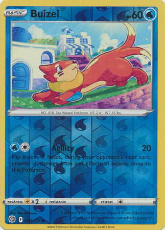 Buizel 38/172 Reverse Holo | Brilliant Stars | Pokemon Card