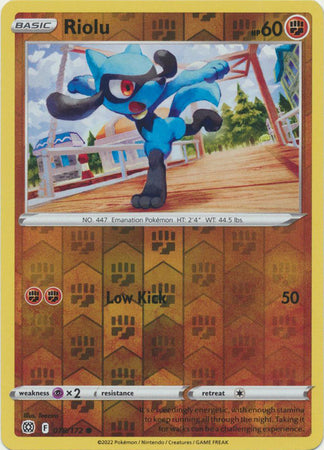 Riolu 78/172 Reverse Holo | Brilliant Stars | Pokemon Card