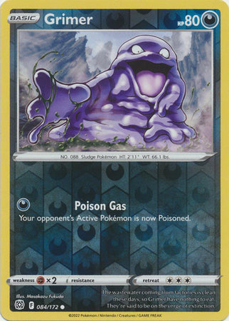 Grimer 84/172 Reverse Holo | Brilliant Stars | Pokemon Card