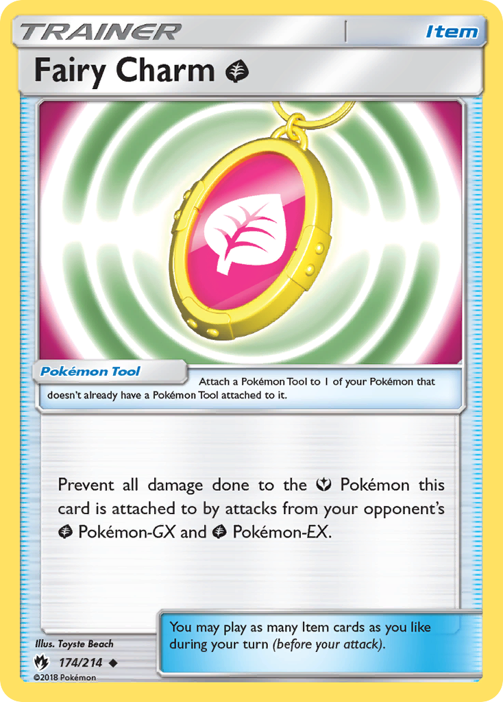 Fairy Charm Grass 174/214 Uncommon | Lost Thunder | Pokémon Card