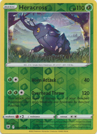 Heracross 8/189 Reverse Holo | Astral Radiance | Pokemon Card