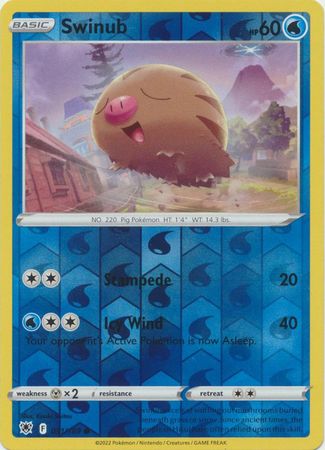 Swinub 31/189 Reverse Holo | Astral Radiance | Pokemon Card