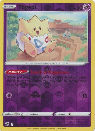 Togepi 55/189 Reverse Holo | Astral Radiance | Pokemon Card