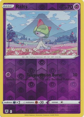 Ralts 60/189 Reverse Holo | Astral Radiance | Pokemon Card