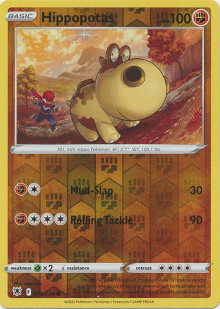 Hippopotas 79/189 Reverse Holo | Astral Radiance | Pokemon Card