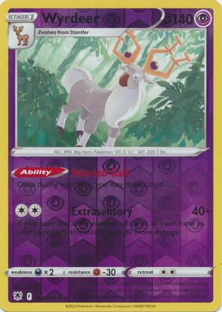 Wyrdeer 69/189 Reverse Holo | Astral Radiance | Pokemon Card