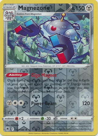 Magnezone 107/189 Reverse Holo | Astral Radiance | Pokemon Card