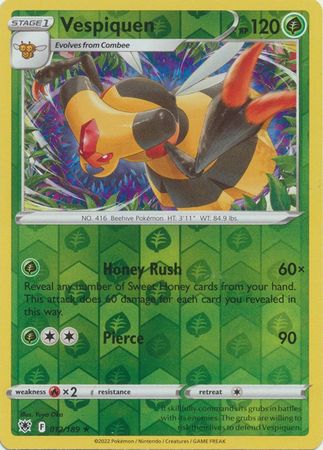 Vespiquen 12/189 Reverse Holo | Astral Radiance | Pokemon Card