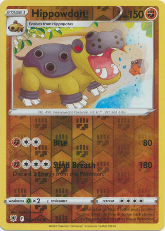 Hippowdon 80/189 Reverse Holo | Astral Radiance | Pokemon Card