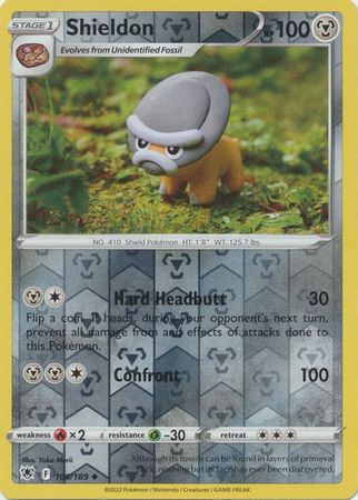 Shieldon 109/189 Reverse Holo | Astral Radiance | Pokemon Card