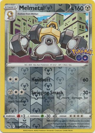 Melmetal 46/78 Reverse Holo | Pokémon GO | Pokemon Card