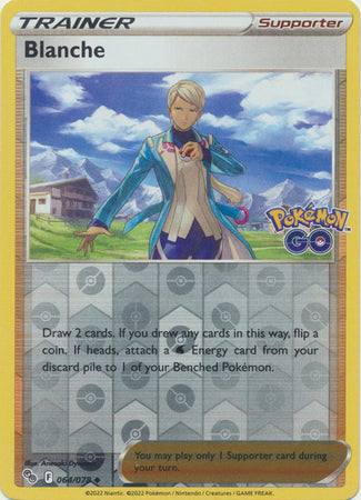 Blanche 64/78 Reverse Holo | Pokémon GO | Pokemon Card