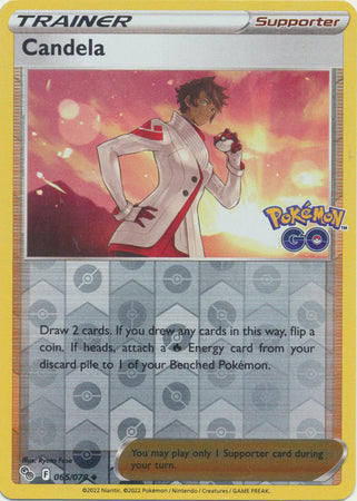 Candela 65/78 Reverse Holo | Pokémon GO | Pokemon Card