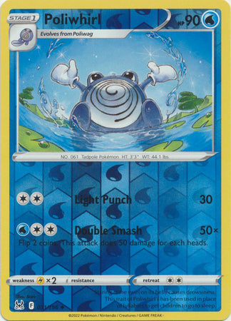 Poliwhirl 31/196 Reverse Holo | Lost Origin | Pokemon Card