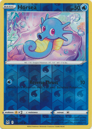 Horsea 35/196 Reverse Holo | Lost Origin | Pokemon Card