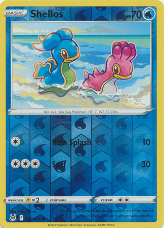 Shellos 39/196 Reverse Holo | Lost Origin | Pokemon Card