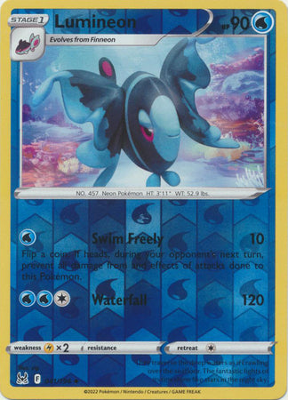 Lumineon 41/196 Reverse Holo | Lost Origin | Pokemon Card