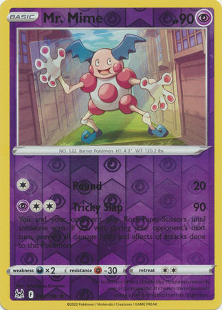 Mr. Mime 67/196 Reverse Holo | Lost Origin | Pokemon Card