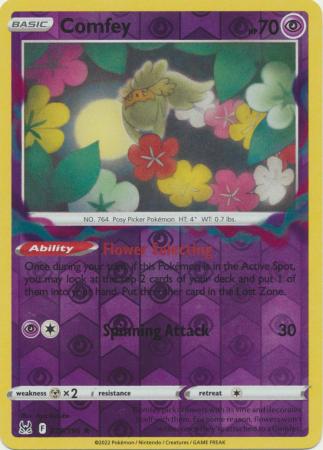 Comfey 79/196 Reverse Holo | Lost Origin | Pokemon Card