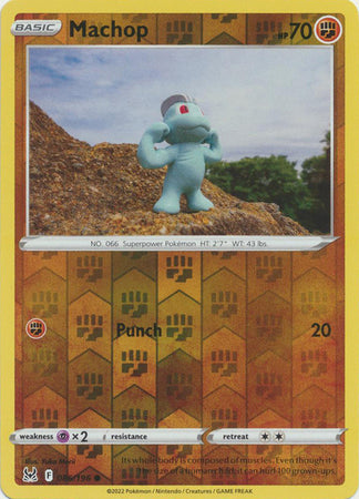 Machop 86/196 Reverse Holo | Lost Origin | Pokemon Card