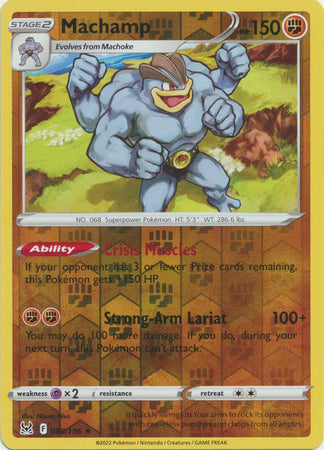 Machamp 88/196 Reverse Holo | Lost Origin | Pokemon Card