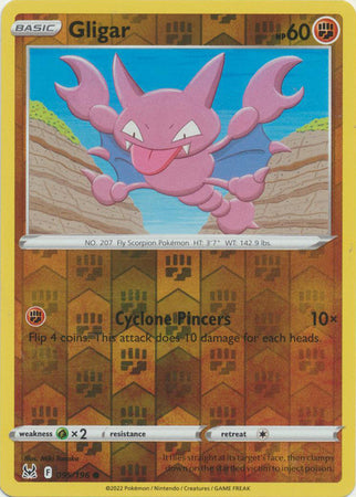 Gligar 95/196 Reverse Holo | Lost Origin | Pokemon Card