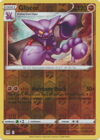 Gliscor 96/196 Reverse Holo | Lost Origin | Pokemon Card