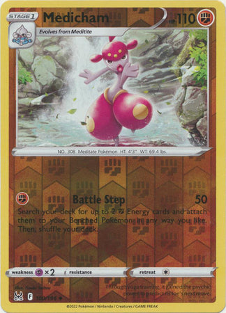 Medicham 100/196 Reverse Holo | Lost Origin | Pokemon Card