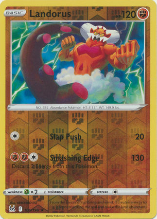 Landorus 105/196 Reverse Holo | Lost Origin | Pokemon Card