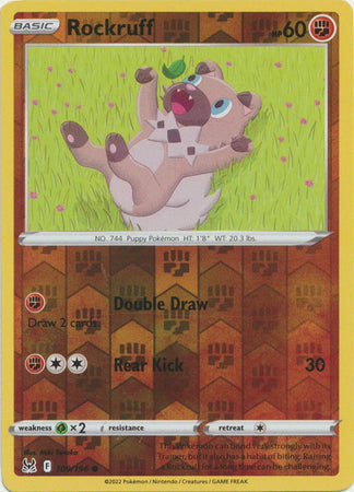 Rockruff 109/196 Reverse Holo | Lost Origin | Pokemon Card