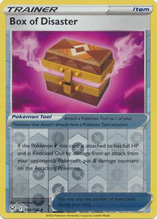 Box of Disaster 154/196 Reverse Holo | Lost Origin | Pokemon Card