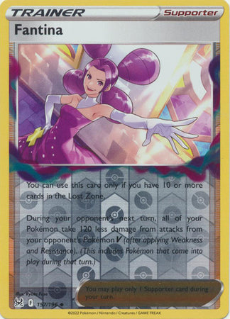 Fantina 157/196 Reverse Holo | Lost Origin | Pokemon Card