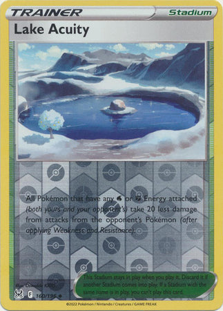 Lake Acuity 160/196 Reverse Holo | Lost Origin | Pokemon Card