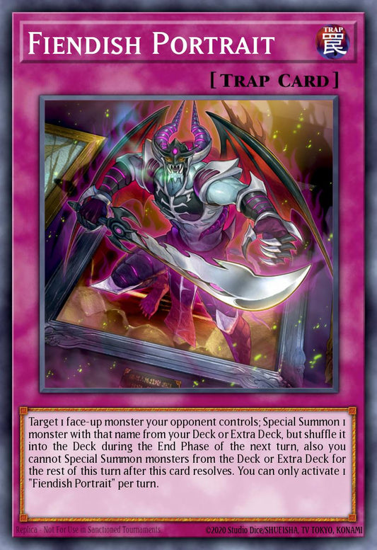 Fiendish Portrait - IGAS-EN079 Rare | Yu-Gi-Oh! Card