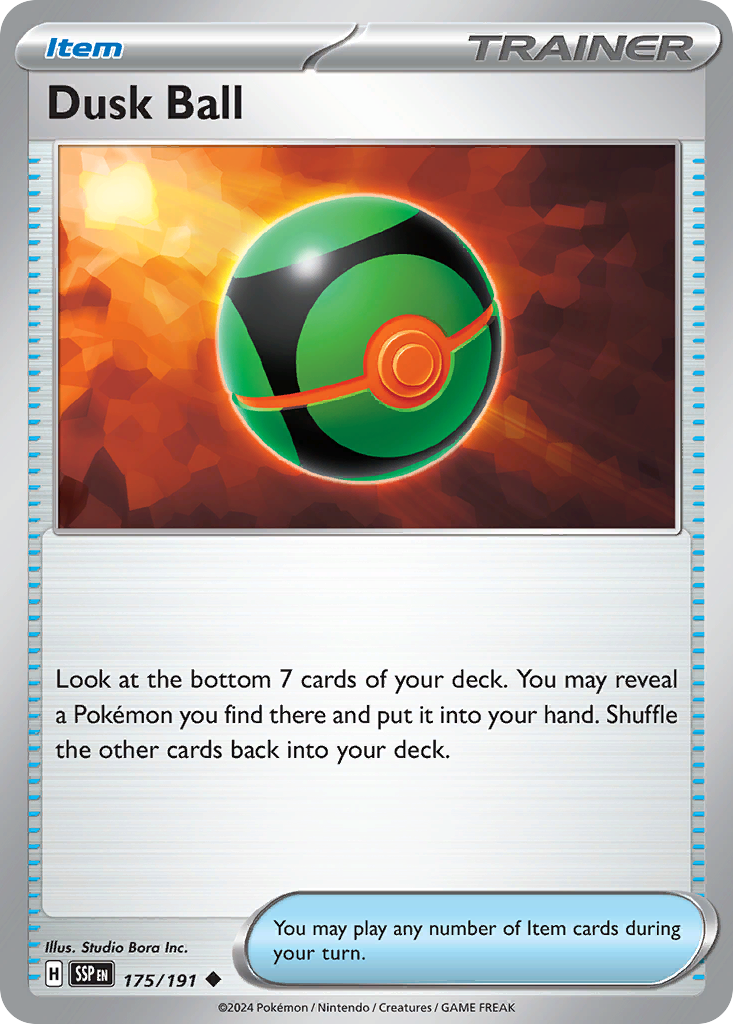 Dusk Ball 175/191 Uncommon | Surging Sparks | Pokemon Card