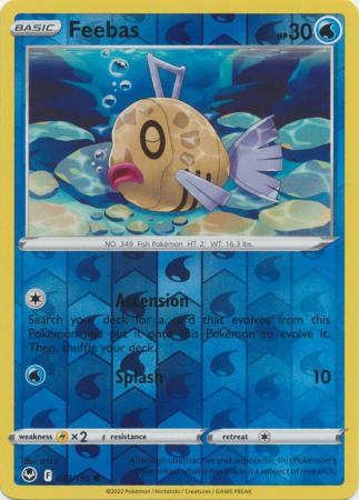 Feebas 39/195 Reverse Holo | Silver Tempest | Pokemon Card