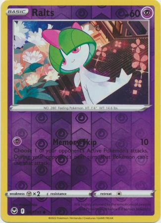 Ralts 67/195 Reverse Holo | Silver Tempest | Pokemon Card