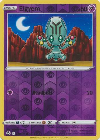 Elgyem 79/195 Reverse Holo | Silver Tempest | Pokemon Card