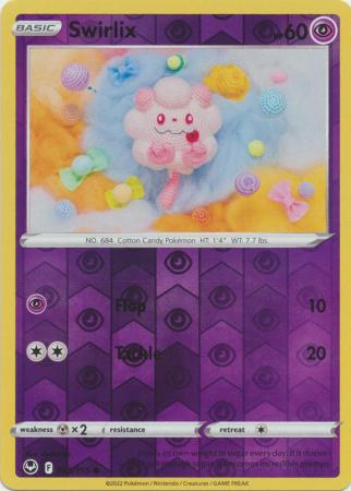 Swirlix 83/195 Reverse Holo | Silver Tempest | Pokemon Card