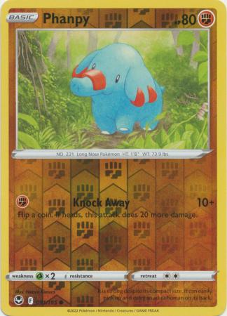 Phanpy 91/195 Reverse Holo | Silver Tempest | Pokemon Card